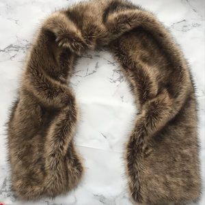 Brown Fur Shawl